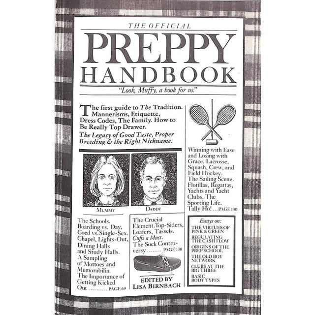 1980s "The Official Preppy Handbook Uk Edition" 1981 Birnbach, Lisa [Edited By] For Sale - Image 5 of 16