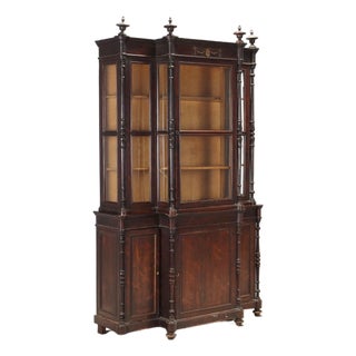 Antique Rosewood Bookcase, 1800s For Sale