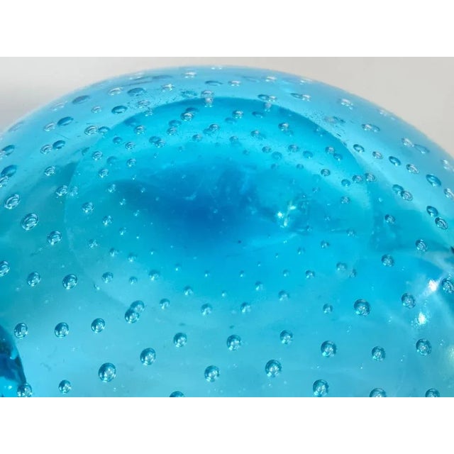 Glass Vintage Italian Ashtray in Art Glass, 1970 For Sale - Image 7 of 8