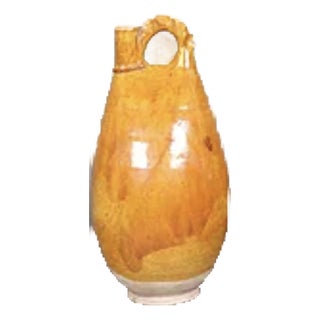 Song Dynasty Style Caramel Glazed Medium Water Jar For Sale