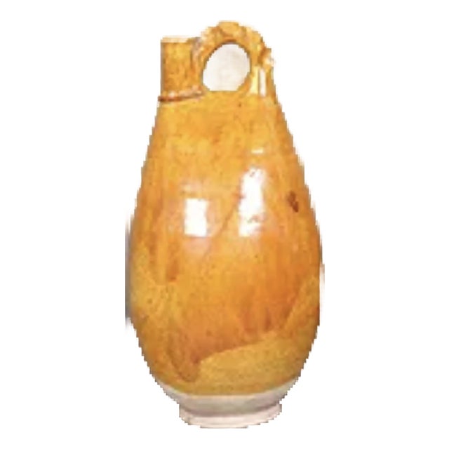 Song Dynasty Style Caramel Glazed Medium Water Jar For Sale