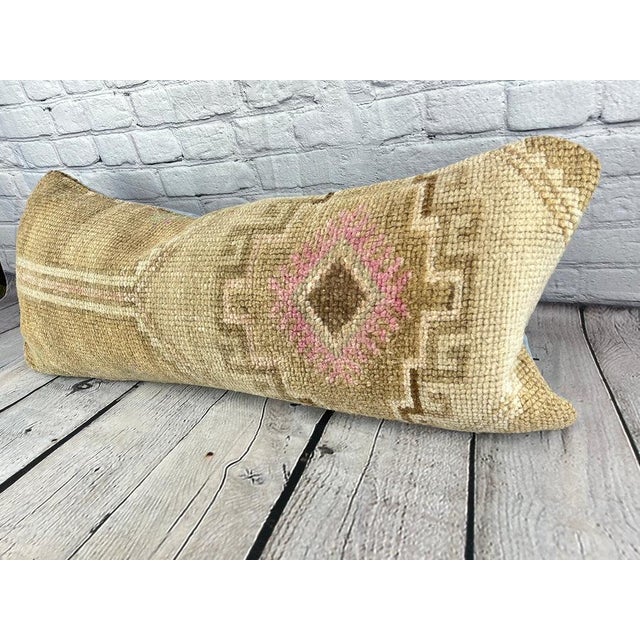 Vintage Pillow Case Turkish Rug Pillow Decorative Rug Pillow Dry cleaning only. PILLOW INSERT IS NOT INCLUDED
