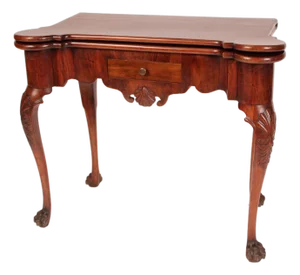George II Mahogany Games Table