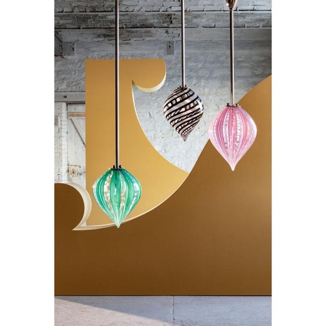 Blue Spirale Colorful Balloon Brass Glass Floor Lamp 150 by Magic Circus Editions For Sale - Image 8 of 15