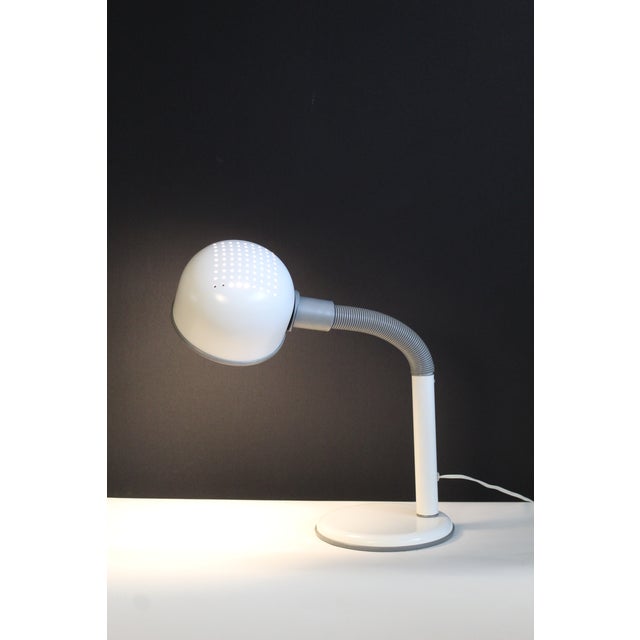 Fagerhults style table lamp. Beautiful and sleek 1970's design. The epitome of space age modern Fully adjustable arm. that...