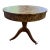 Jonathan Charles Transitional Burl Wood Fulgurite Drum Table For Sale