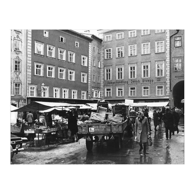 1971 Salzburg Austria Street Market Photograph by Don Ware For Sale