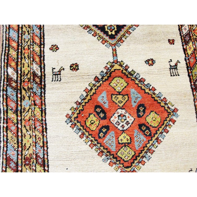 Textile Antique Caucasian Runner, 3'3" × 13'9" For Sale - Image 7 of 10