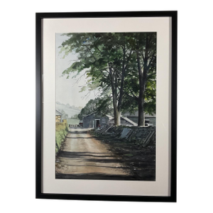 Home at Last, Phillip Allder, Original Watercolor Painting, 1990, Framed