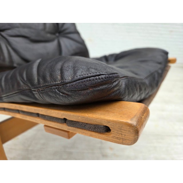 Black Norwegian Siesta Lounge Chair by Ingmar Relling for Westnofa, 1970s For Sale - Image 8 of 18