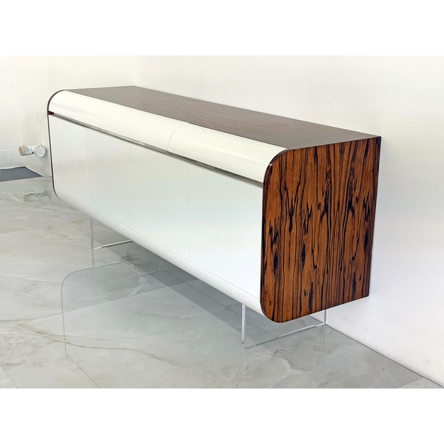 Rare Vladimir Kagan Credenza, Rosewood, Vladimir Kagan Designs, 1970s For Sale - Image 9 of 11