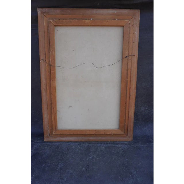 Sky Blue Don E Taylor (B 1954) - Southwest Indian Girl With a Turquoise Necklace For Sale - Image 8 of 9