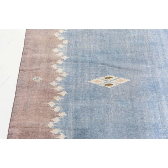 Doris Leslie Blau Vintage Indian Dhurrie Rug For Sale In New York - Image 6 of 9