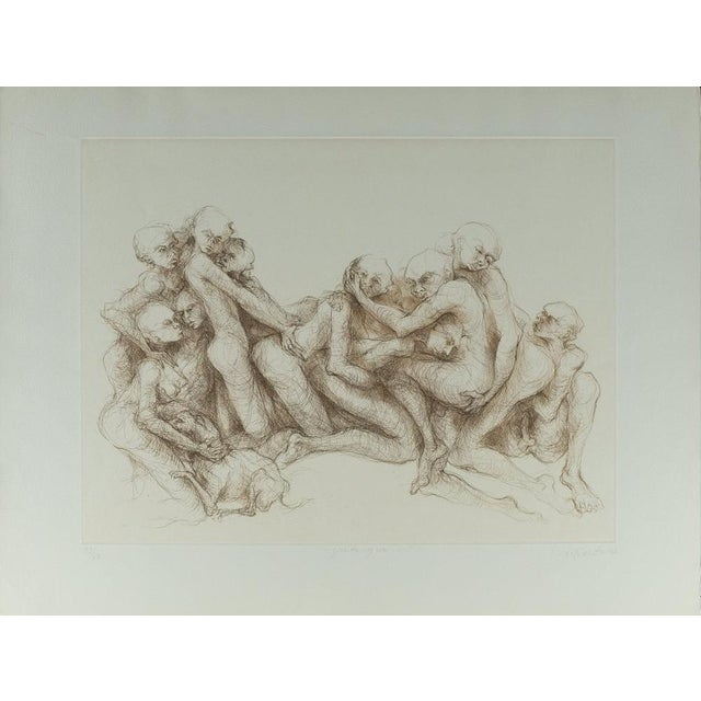 Jacques Deffontaine, Grotesques, Nude, Lithograph For Sale - Image 8 of 8