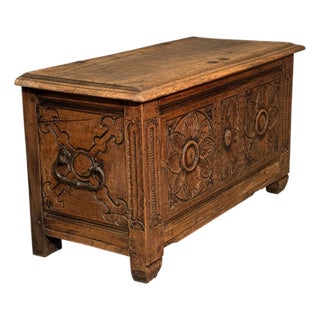 Antique Walnut Chest, 1700 For Sale
