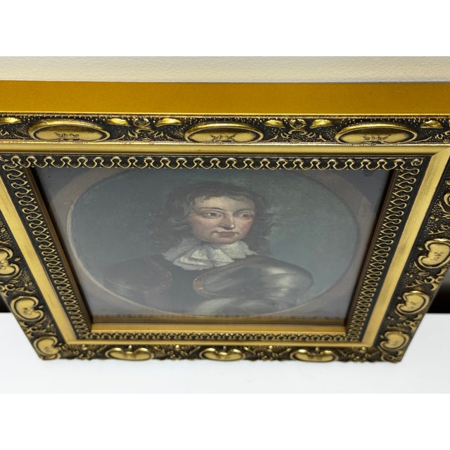 Portrait of General John Lambert in Armour — Victorian Revival After Robert Walker C1840 For Sale - Image 9 of 17