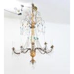 Italian 18th Century Massive Giltwood and Crystal Chandelier For Sale In Baton Rouge - Image 6 of 10