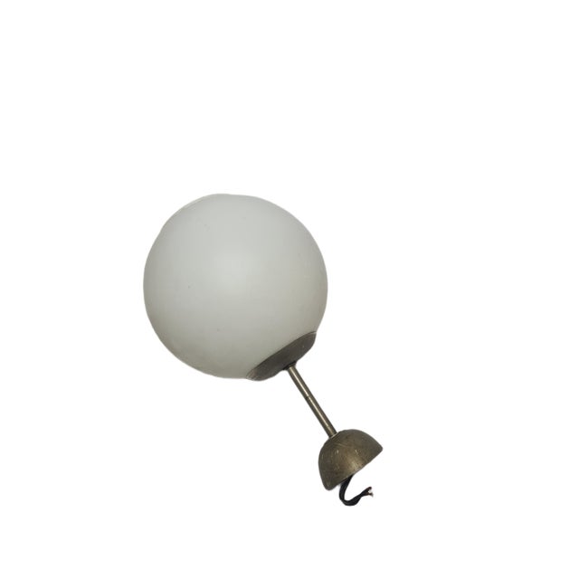 Art Deco Communist Pendant Lamp, Poland, 1960s For Sale - Image 11 of 15