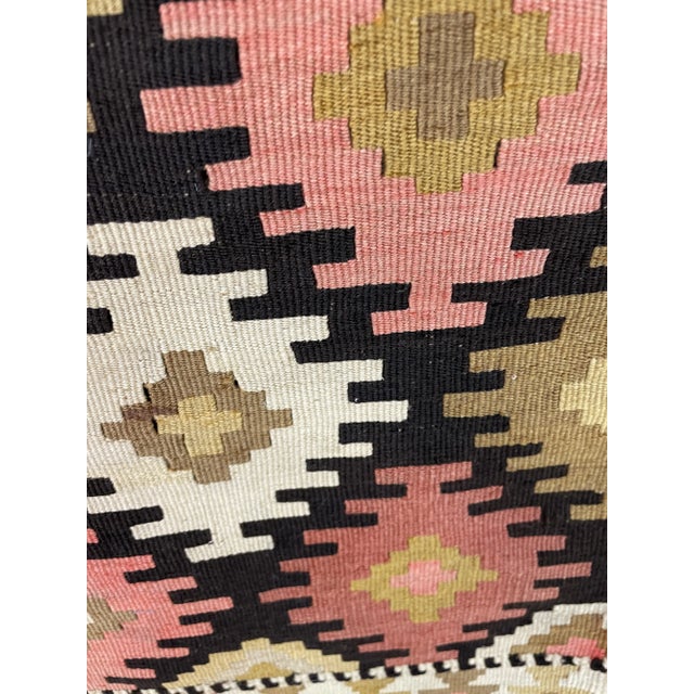 Textile Antique Shahsavan Kilim/Rug, C-1900's, a Pair 19" X 21" Each For Sale - Image 7 of 8