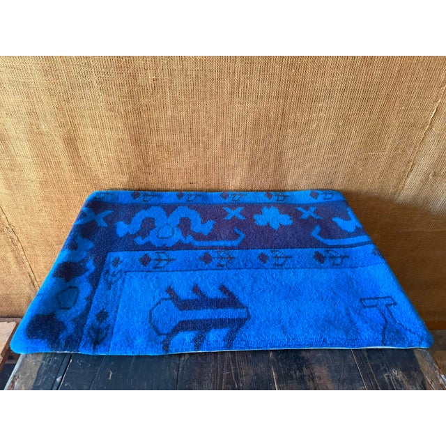 Textile Vintage Turkish Wool Dragon Pillow For Sale - Image 7 of 17