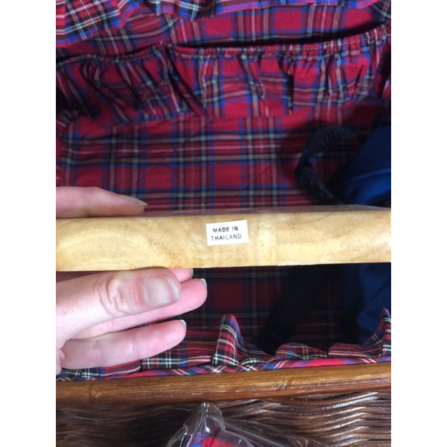 Vintage Picnic Time Picnic Basket For Sale - Image 9 of 13