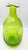 Mid-Century Modern Vintage Mid-Century Modern Blenko #49 Lime Crackle Glass Pinched Decanter – Winslow Anderson – Silver Foil Label & Stopper For Sale - Image 3 of 10
