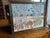 1970s Vintage Erica Wilson Crewel Embroidery Textile Art Framed "Birch Trees & Geese For Sale - Image 9 of 11