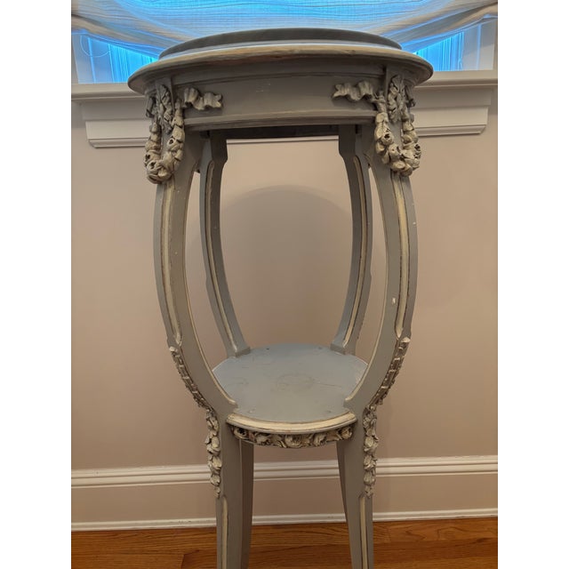 Vintage French Pedestal - Plant Stand For Sale - Image 4 of 12