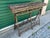 48 inches wide x 14 inches deep x 35 inches high Adirondack console table is two parts -Top and foldable base/ legs The...