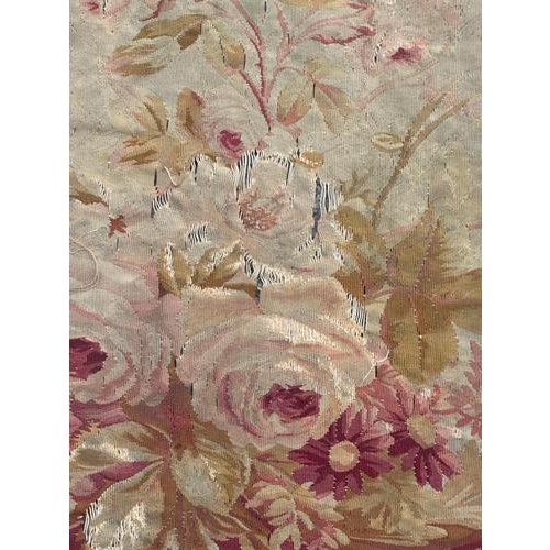 Antqie Aubusson Tapestry Sofa Cover, 1890s For Sale - Image 5 of 18