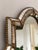 Vintage Venetian beveled large cartouche mirror in Spanish style, dating from the 1990s. The handcrafted smoked glass...