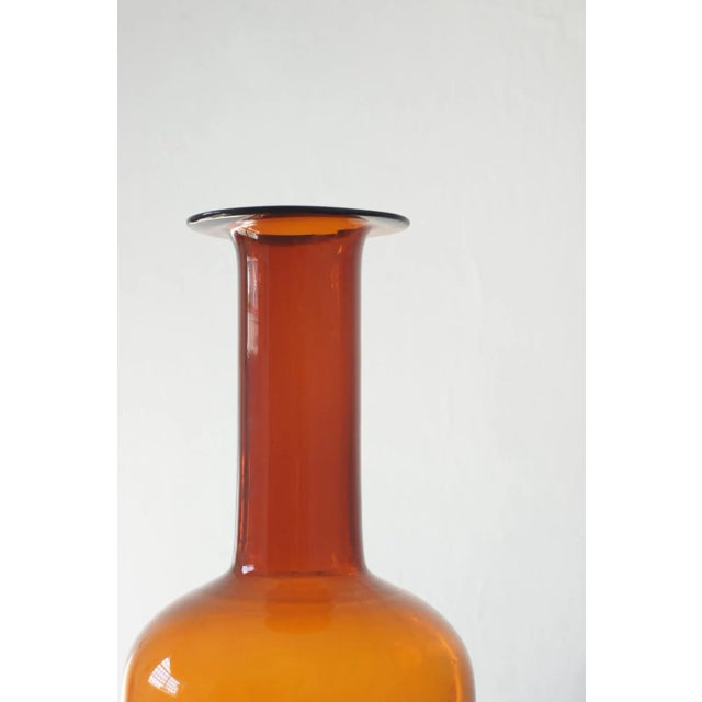 Contemporary Vase by Otto Brauer for Holmegaard, 1960s For Sale - Image 3 of 9