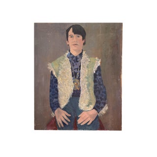 1950, Oil on Canvas For Sale