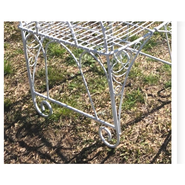 John Salterini Vintage Wrought Iron Patio Seating For Sale - Image 4 of 8