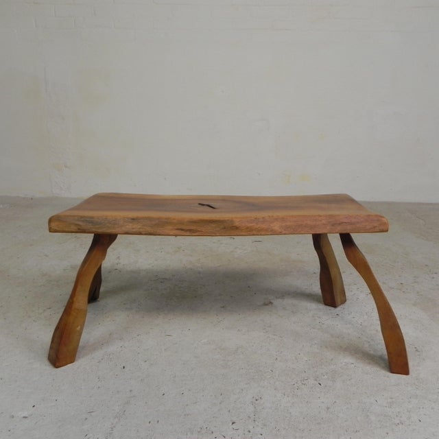 Vintage Wooden Side Table, 1960s For Sale - Image 13 of 14