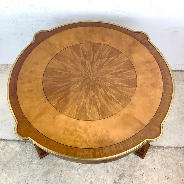 This vintage Biedermeier gueridon table brings timeless European elegance into any space with its Empire-inspired...