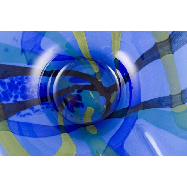 Czech Organic Art Glass Bowl, Late 20th Century For Sale - Image 4 of 8