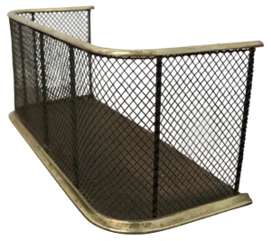 A Victorian Brass and Iron Fender, 1880s