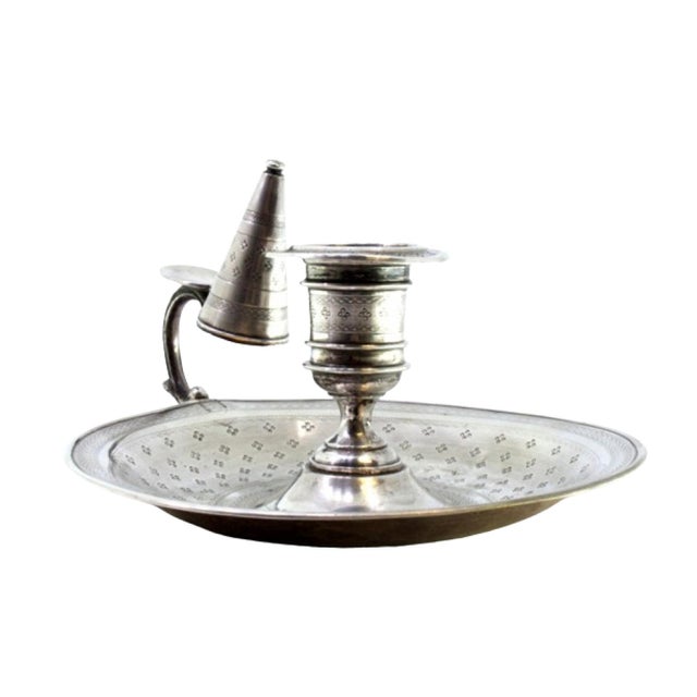 Silver Guilloche Silver Paddle with Monogram Card For Sale - Image 8 of 8