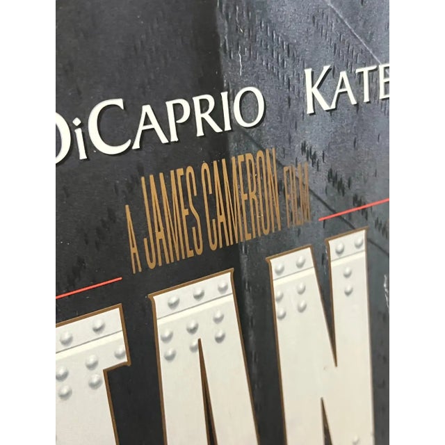 Titanic 1997 Original Movie Poster, Leonardo DiCaprio Kate Winslet, Framed 1997 For Sale - Image 11 of 14