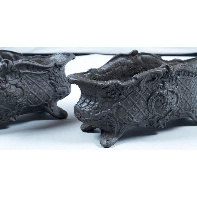 Pair of Cast Iron Footed Planters, Circa 1900 For Sale In New York - Image 6 of 11