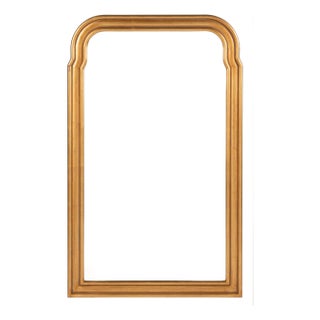 Caitlin Wilson x Cooper Classics Arched Laurent Medicine Cabinet, Gold For Sale