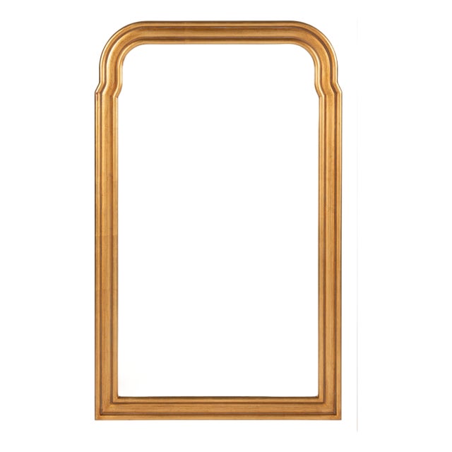 Caitlin Wilson x Cooper Classics Arched Laurent Medicine Cabinet, Gold For Sale