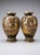 Japanese Satsuma Polychrome Vases with Gilt Decoration and Figures, 1890s, Set of 2 For Sale - Image 3 of 13