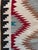 Red Authentic Navajo Rug Handwoven Wool Eye-Dazzler, Red & Grey Diamond Pattern For Sale - Image 8 of 18