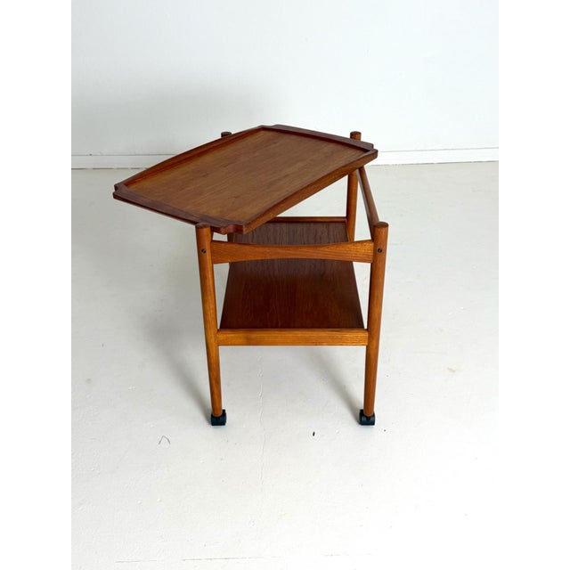 Teak Trolley from Poul Hundevad, 1960s For Sale - Image 9 of 12