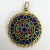 French 18 Karat Yellow Gold and Enamel Window Plique a Jour Pendant Medal, 1950s For Sale - Image 14 of 18
