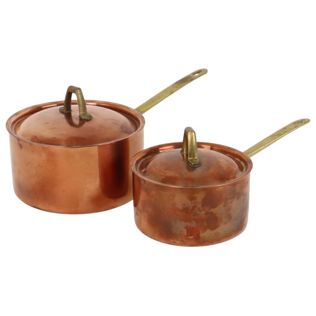Limited Edition Saucepans in Copper by by Paul Revere, 1960s, Set of 2 For Sale - Image 15 of 15