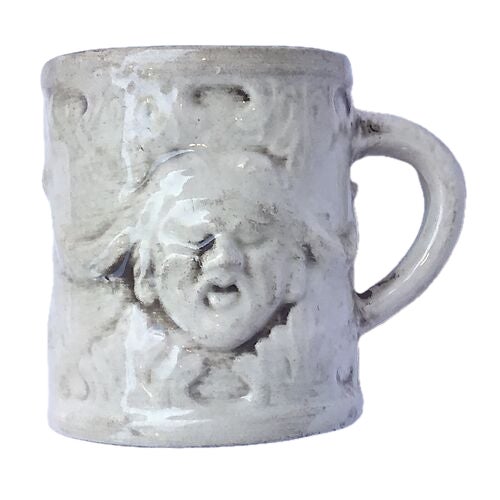 Antique Mythological Face Creamer For Sale - Image 4 of 4