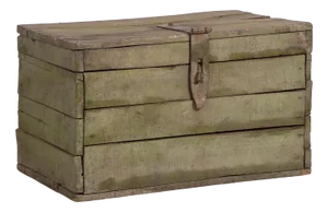 Primitive Green Chest, 1920s